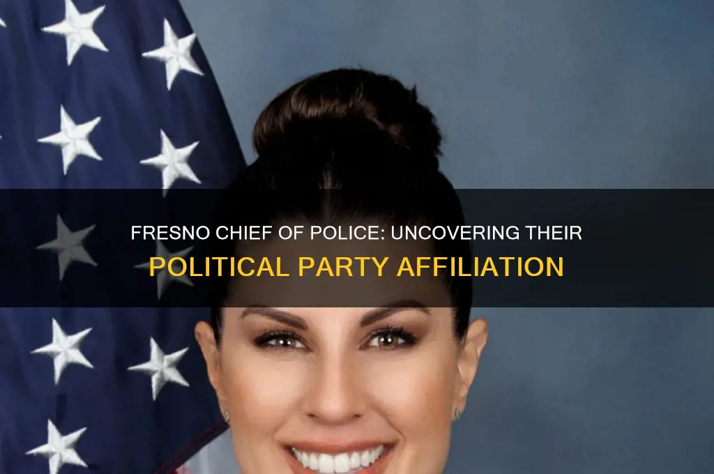what political party is fresno chief of police