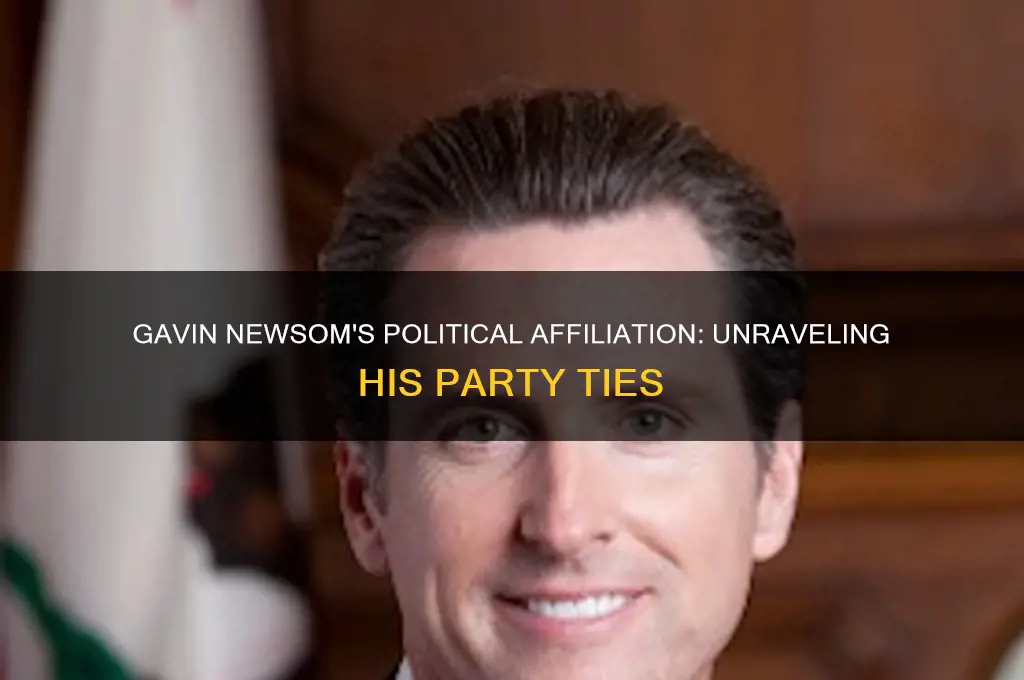 what political party is gavin newsom