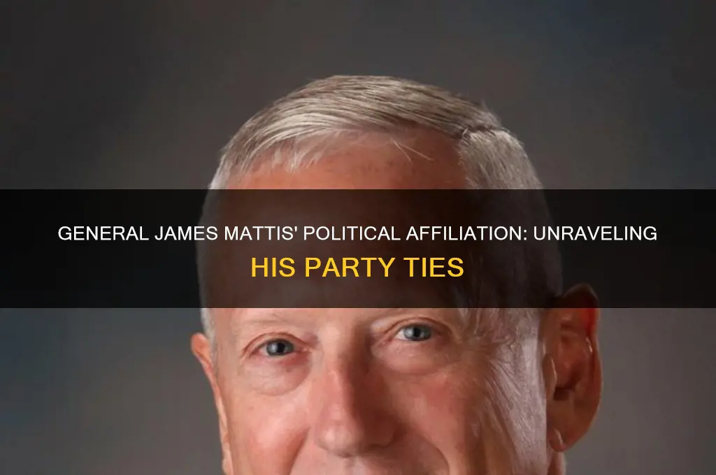 what political party is general matthis