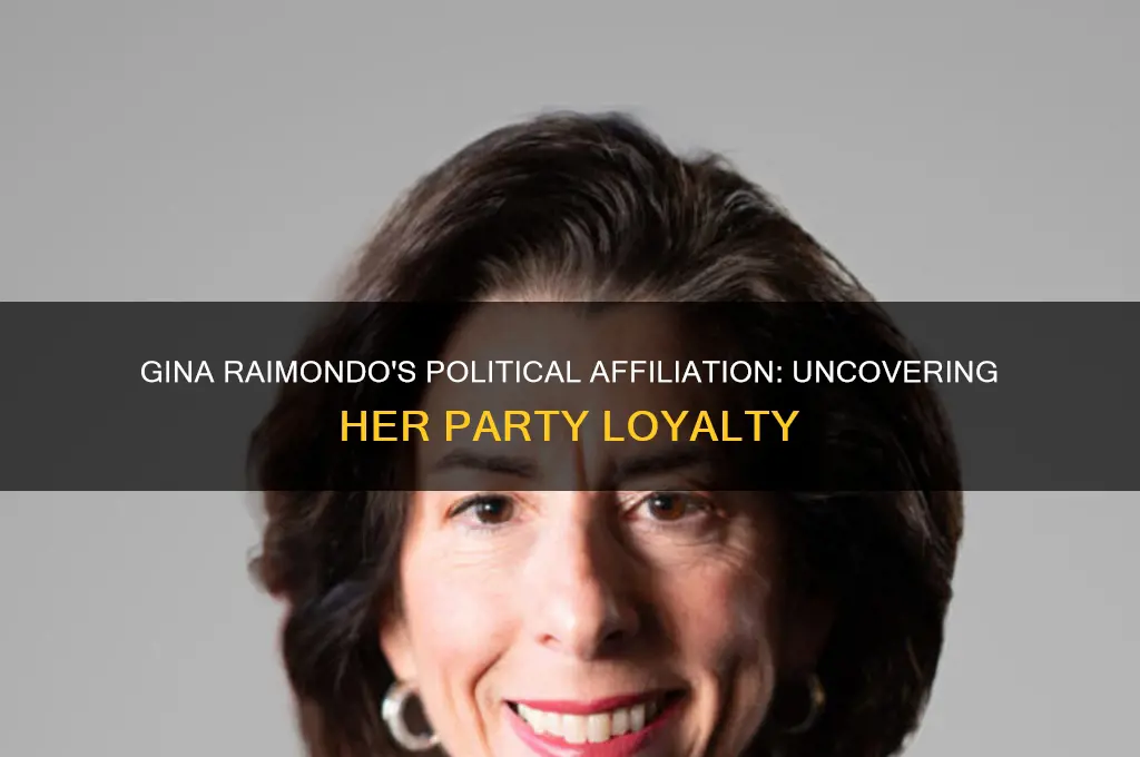 what political party is gina raimondo