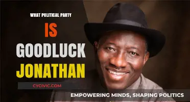 Goodluck Jonathan's Political Affiliation: Unraveling His Party Loyalty