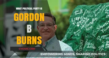 Exploring Gordon B. Burns' Political Party Affiliation and Beliefs