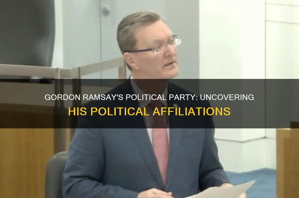 what political party is gordon ramsay