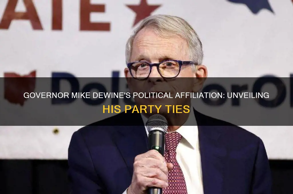 what political party is governor dewine