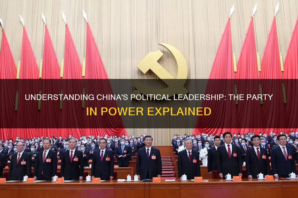 what political party is in charge of china