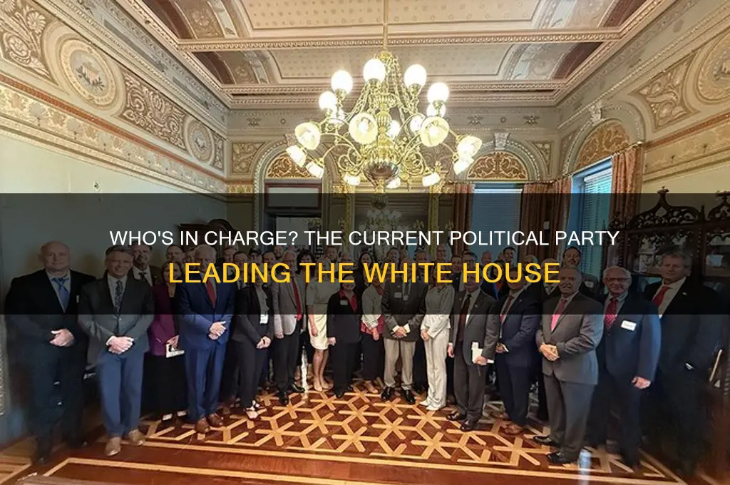 what political party is in control of the white house