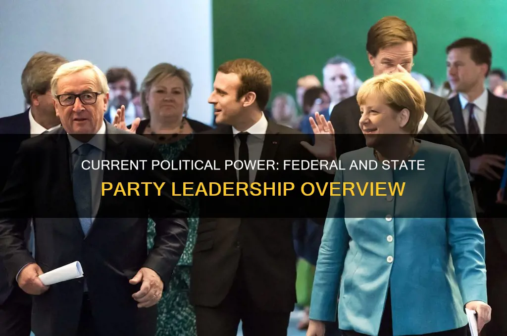 what political party is in power in federal and state