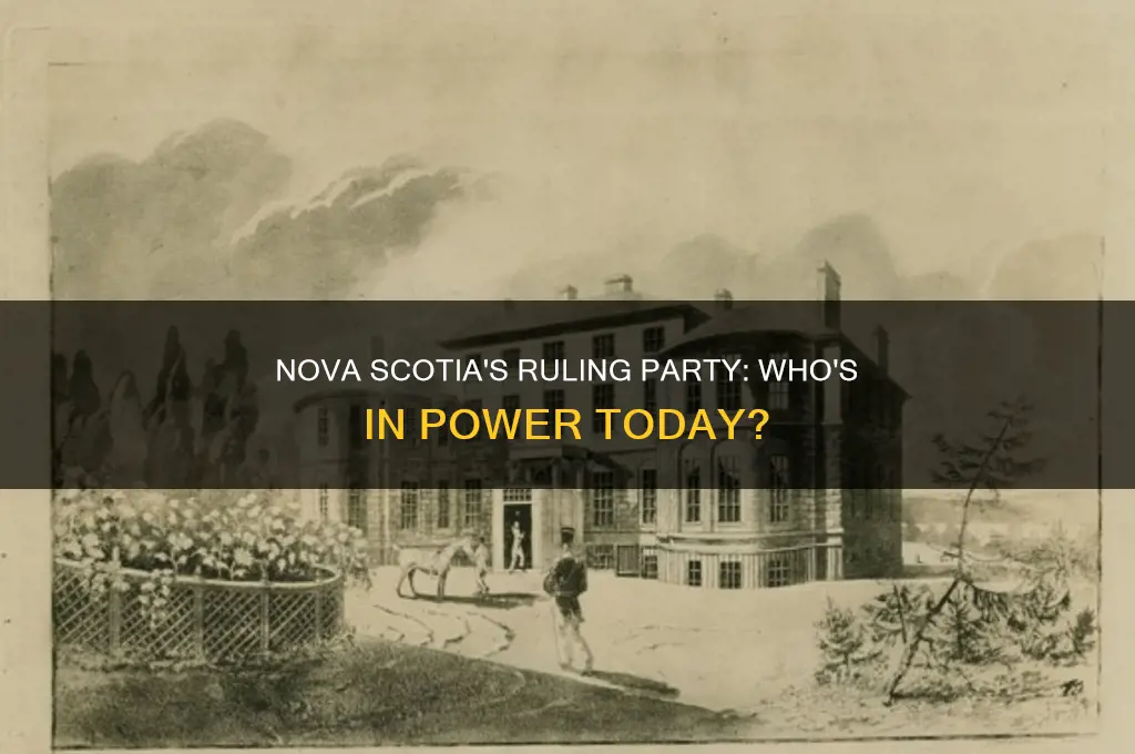 what political party is in power in nova scotia