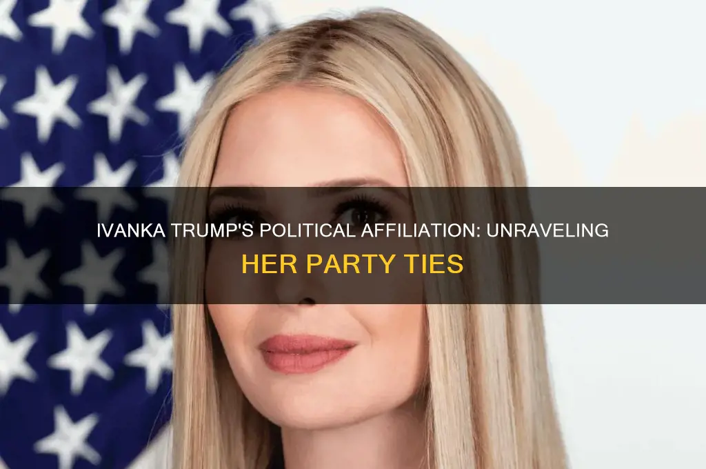 what political party is ivanka trump