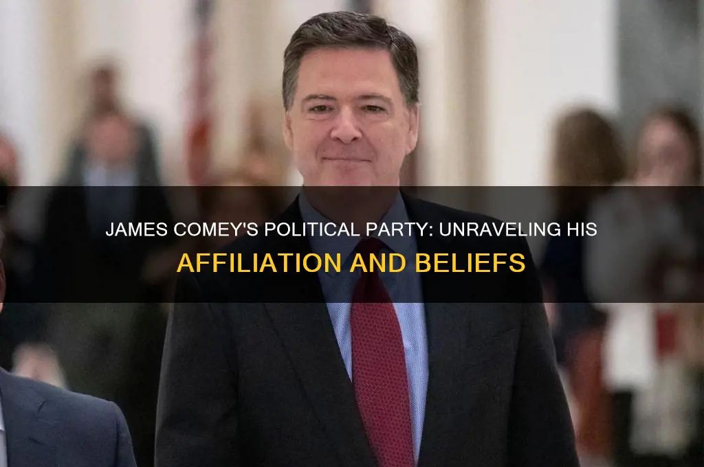 what political party is james comey