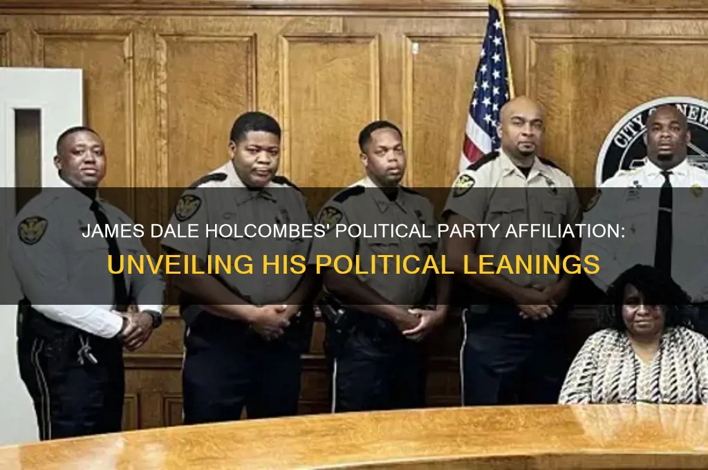 what political party is james dale holcombes with