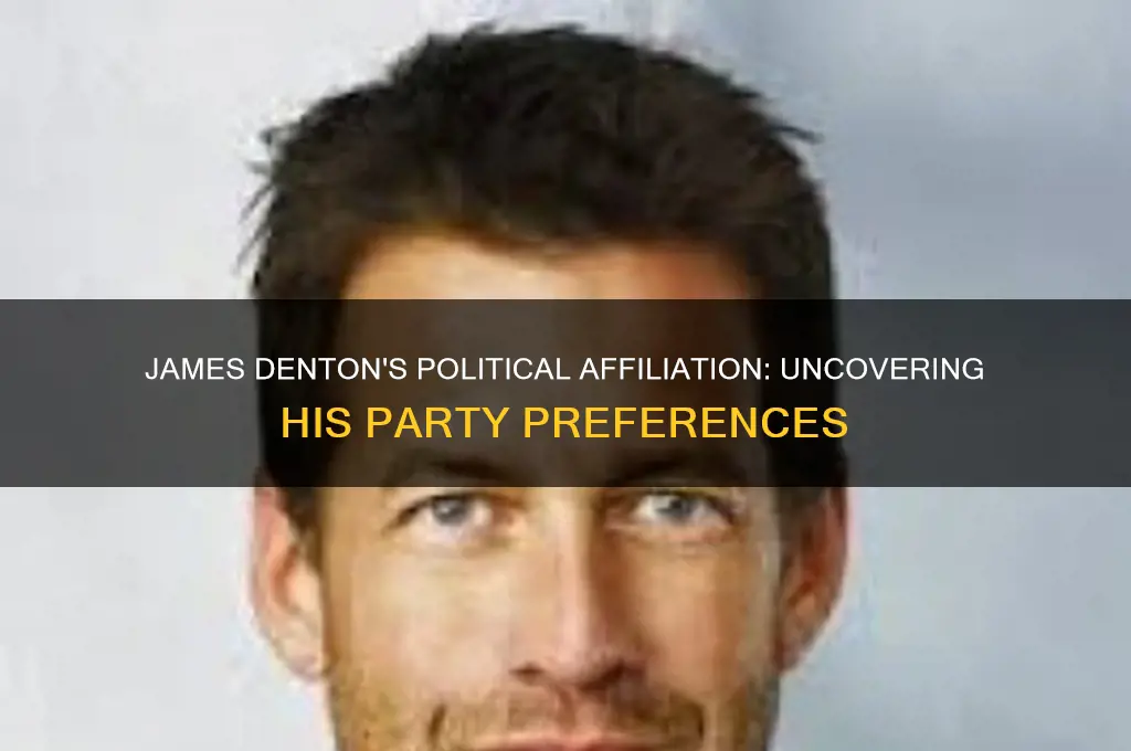 what political party is james denton