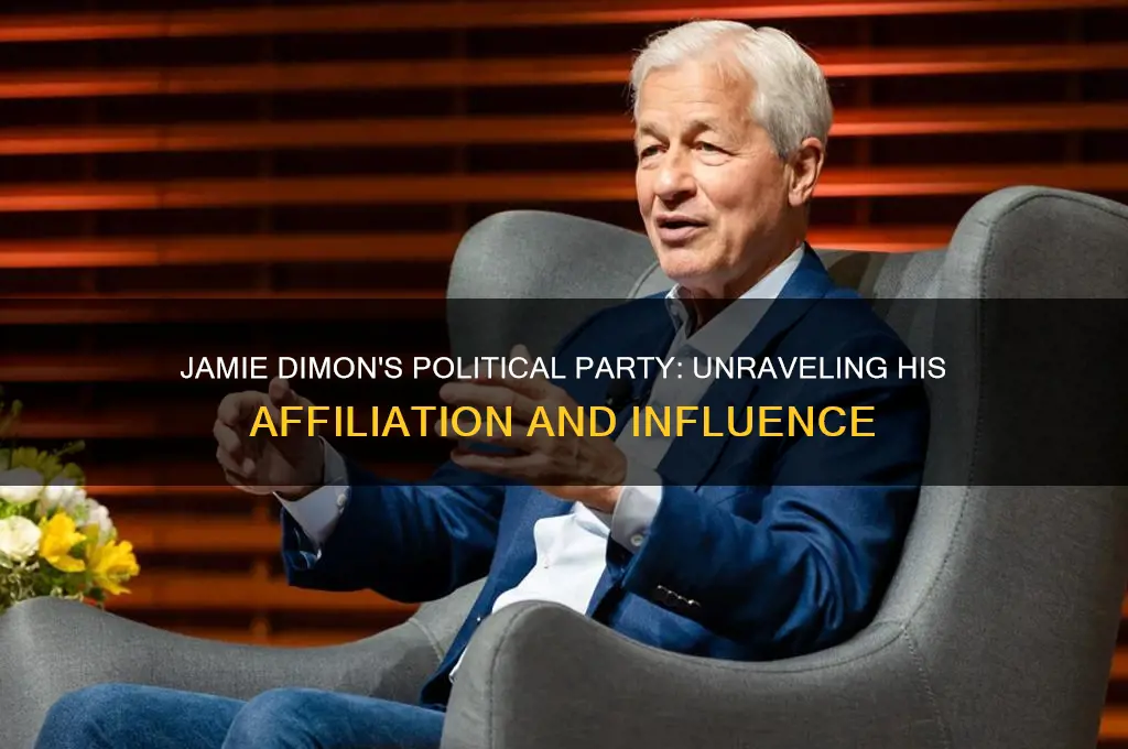 what political party is jamie dimon