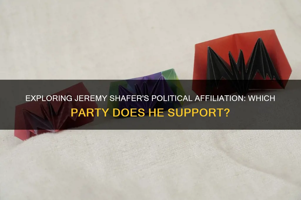 what political party is jeremy shafer