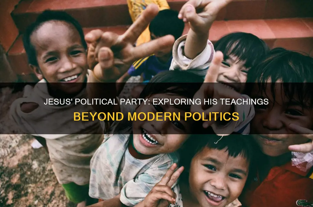what political party is jesus