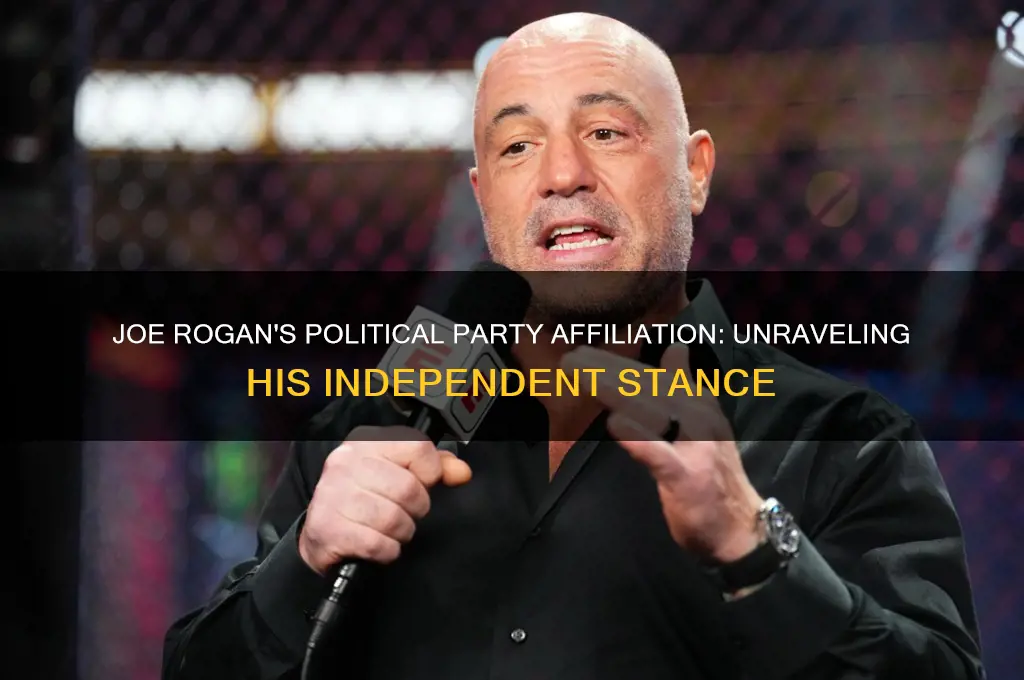 what political party is joe rogan affiliated with
