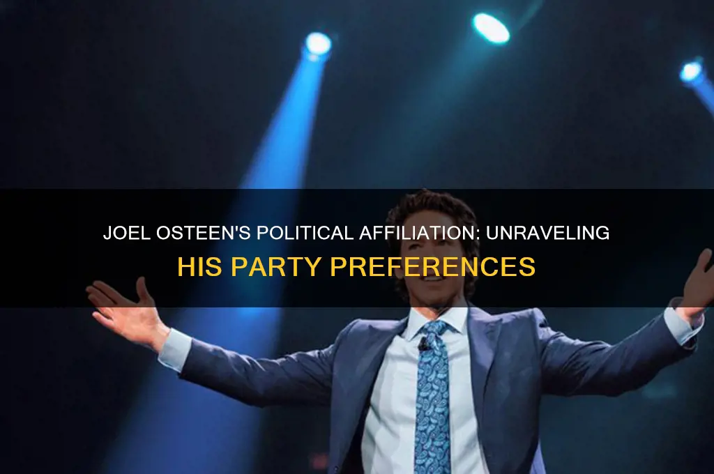 what political party is joel osteen