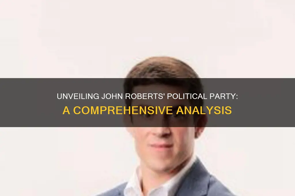 what political party is joh roberts