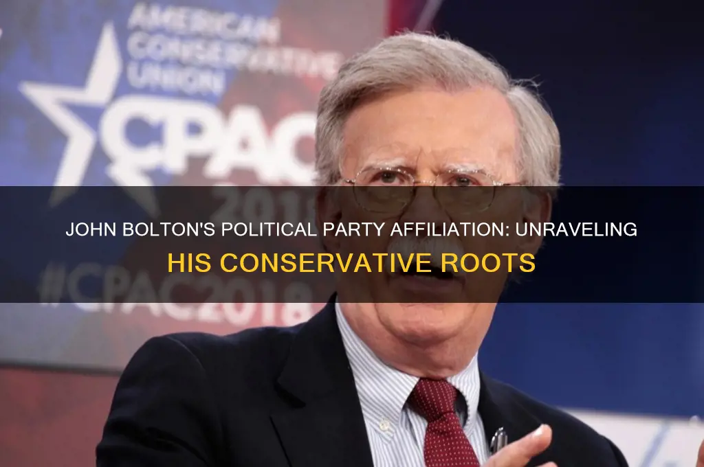 what political party is john bolton