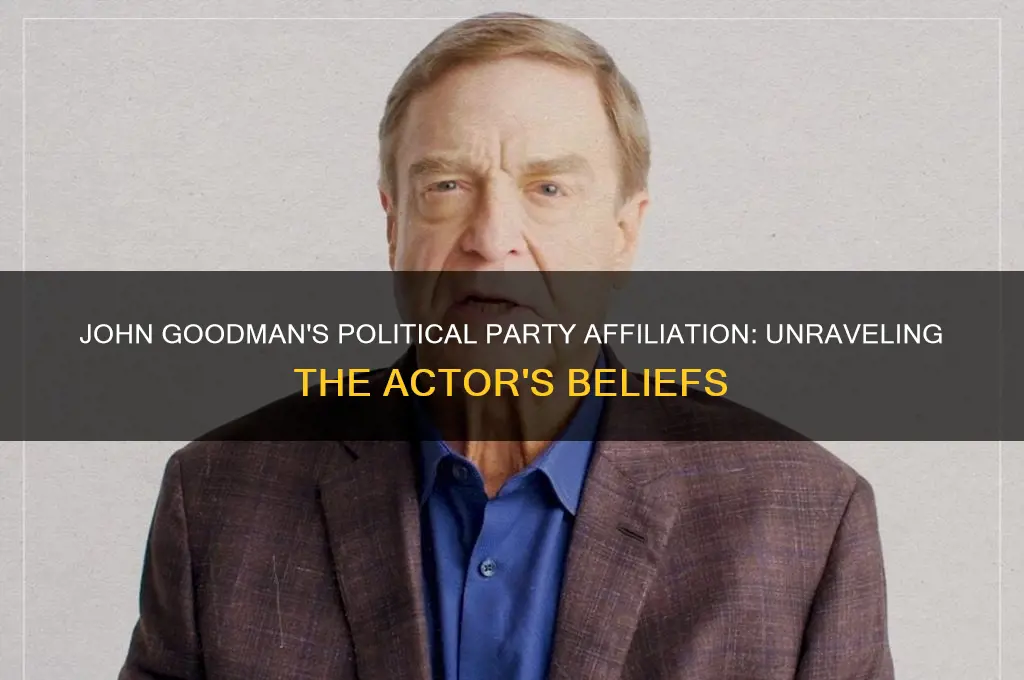 what political party is john goodman
