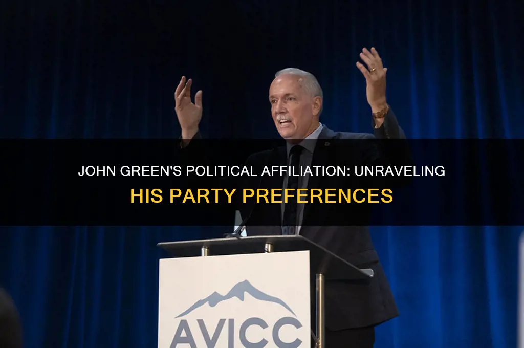 what political party is john green