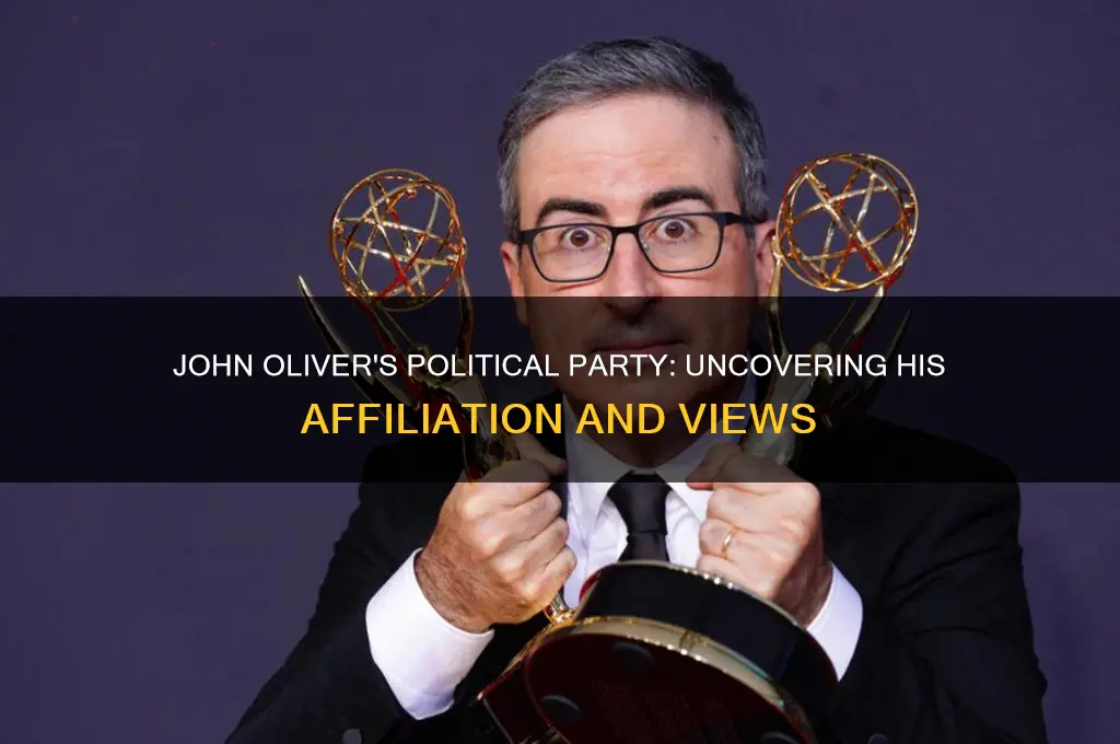 what political party is john oliver
