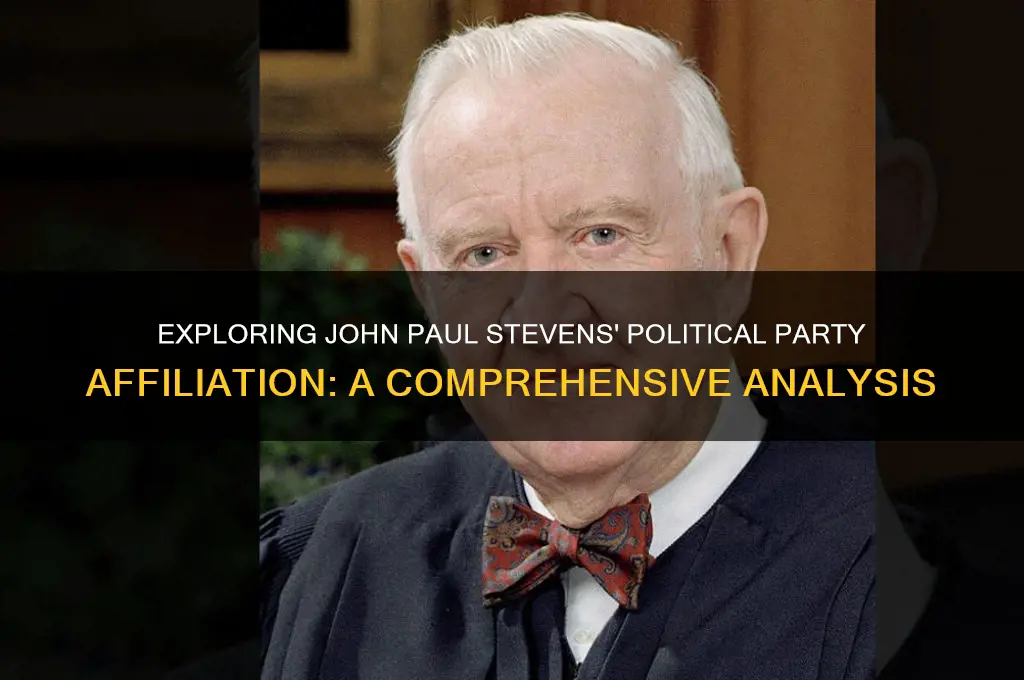 what political party is john paul stevens