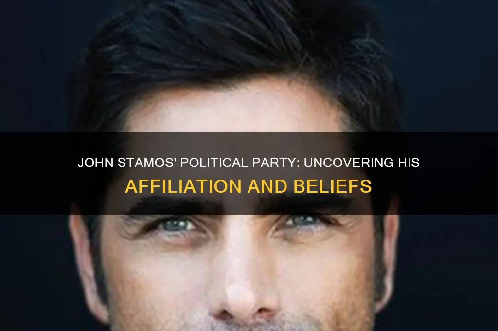 what political party is john stamos