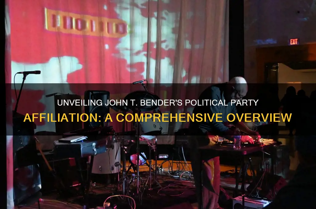 what political party is john t bender
