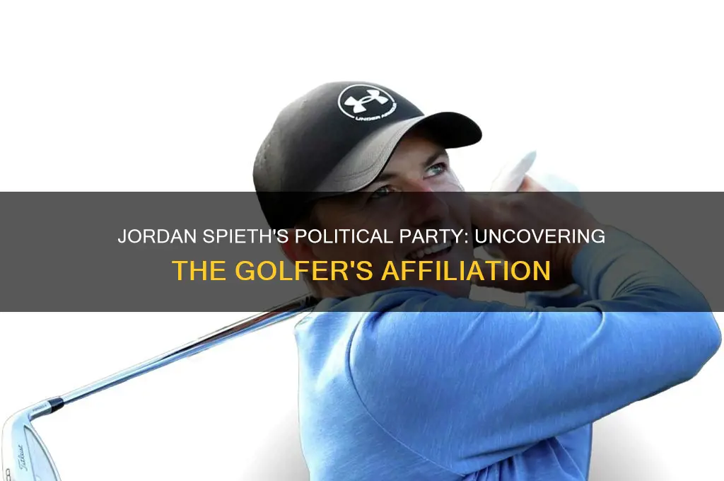 what political party is jordan spieth