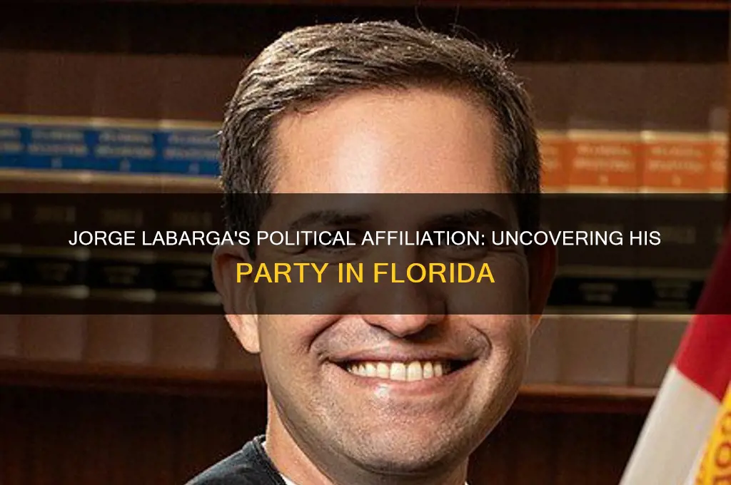 what political party is jorge labarga in florida