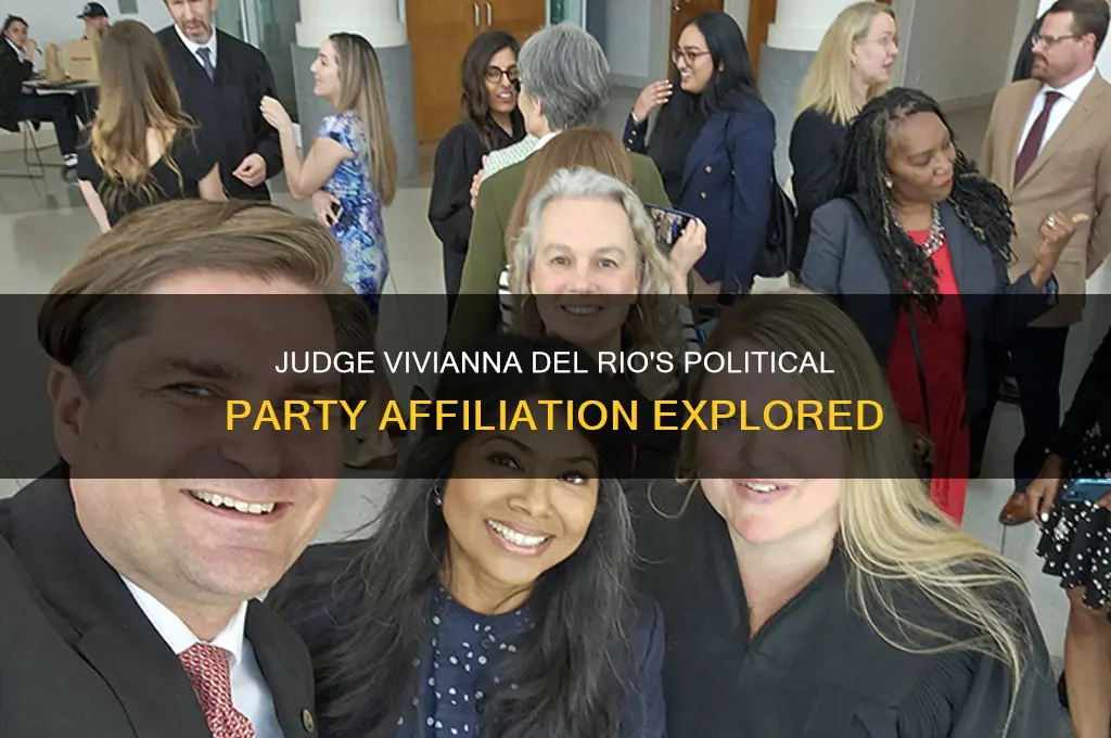 what political party is judge vivianna del rio