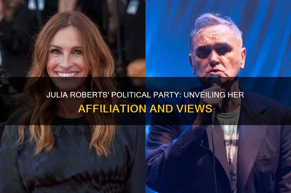 what political party is julia roberts