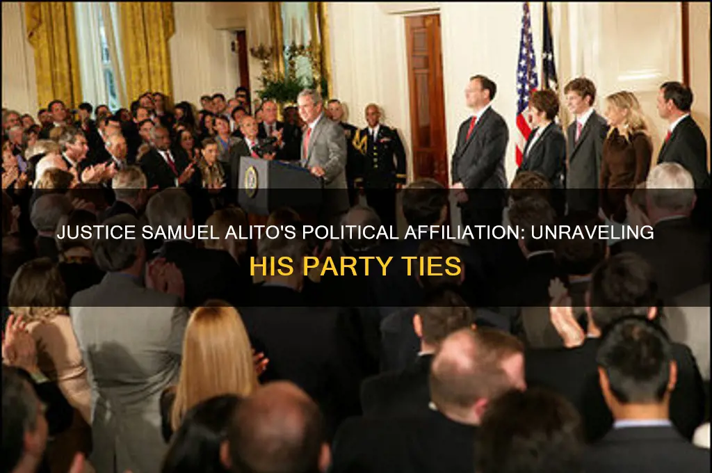what political party is justice alito
