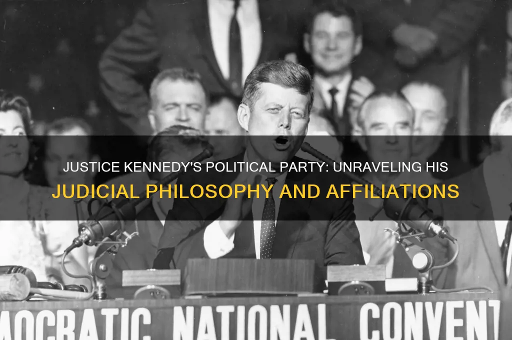 what political party is justice kennedy