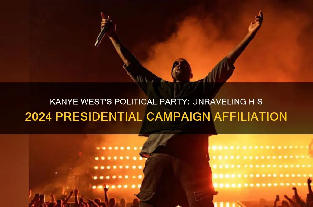 what political party is kanye west running as