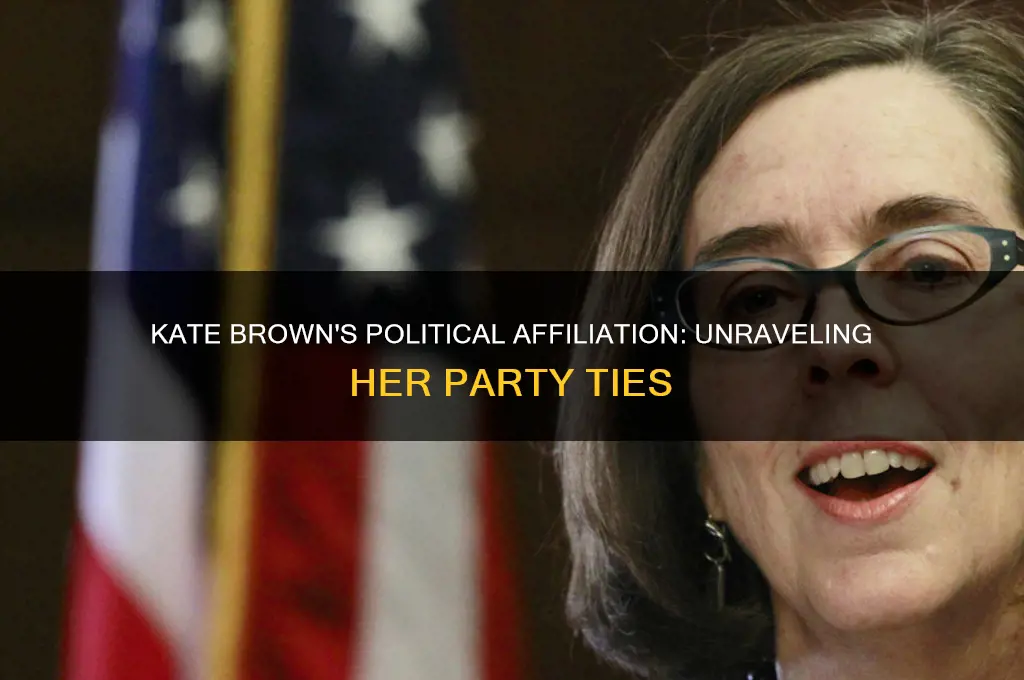 what political party is kate brown