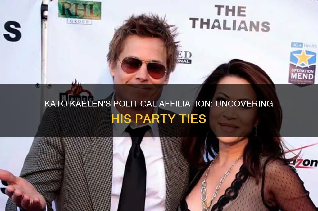 what political party is kato kaelen