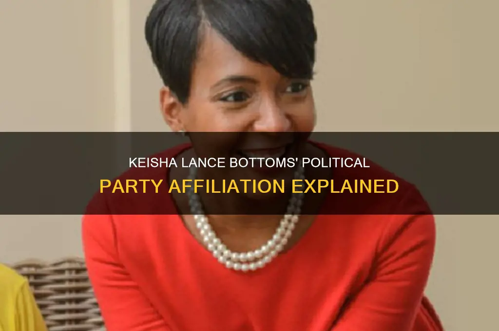 what political party is keisha lance bottoms