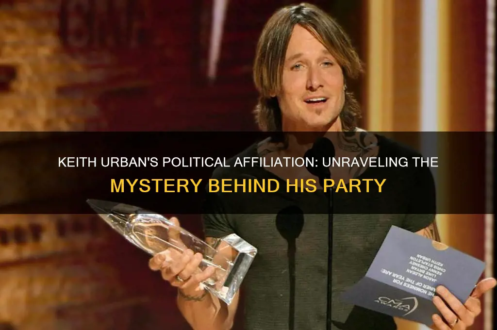 what political party is keith urban