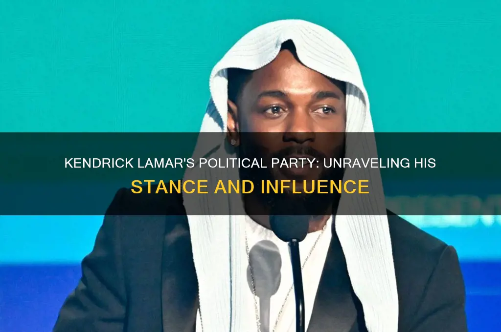 what political party is kendrick lamar