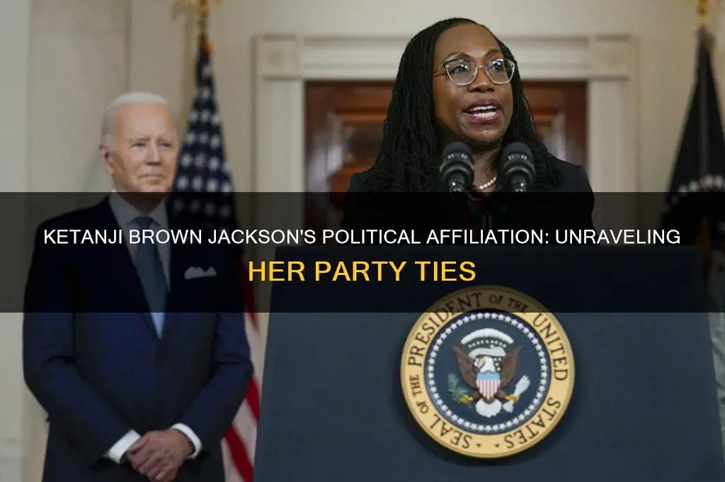 what political party is ketanji brown jackson