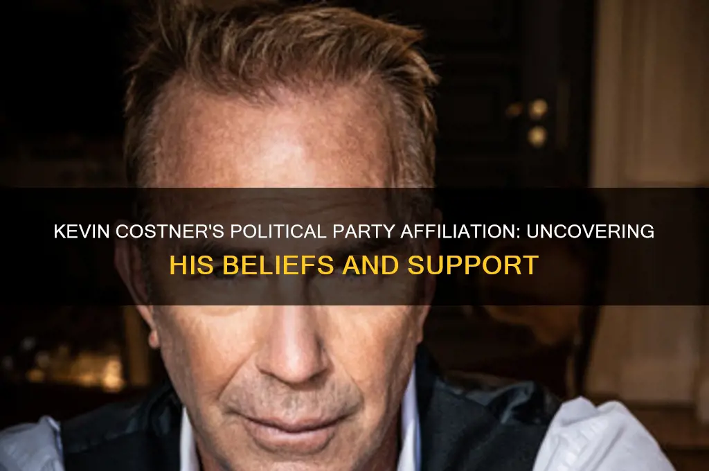 what political party is kevin costner affiliated with