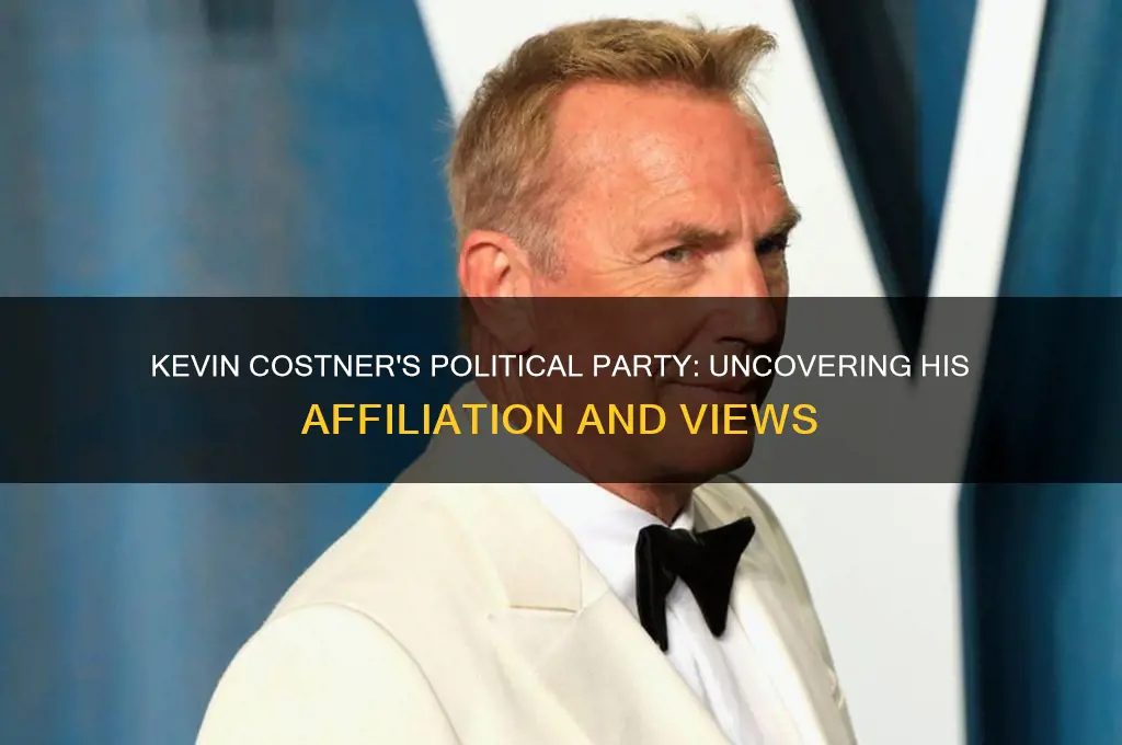 what political party is kevin costner