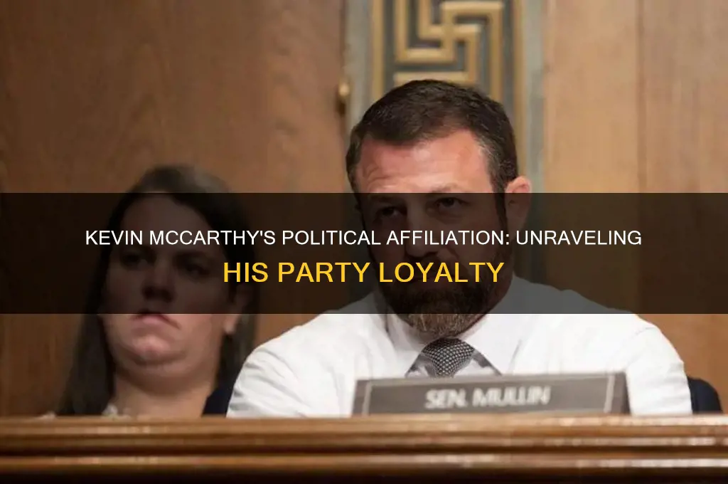 what political party is kevin mccarthy