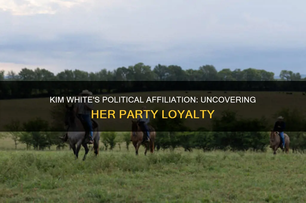 what political party is kim white