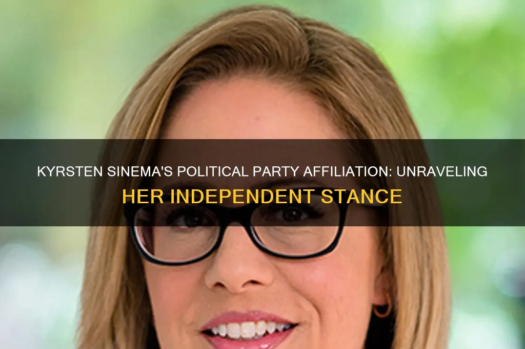 what political party is kyrsten sinema