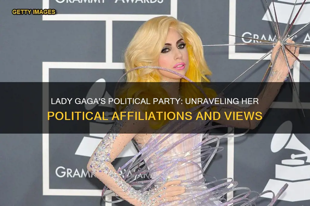 what political party is lady gaga