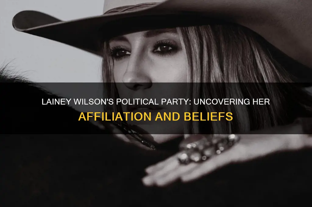 what political party is lainey wilson