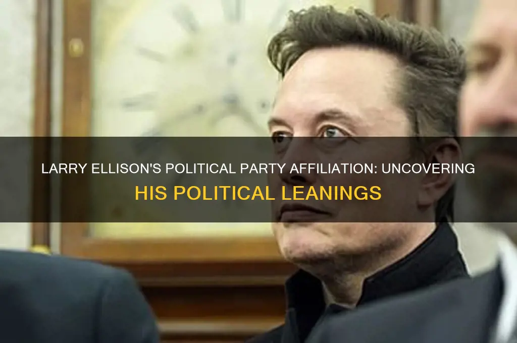 what political party is larry ellison
